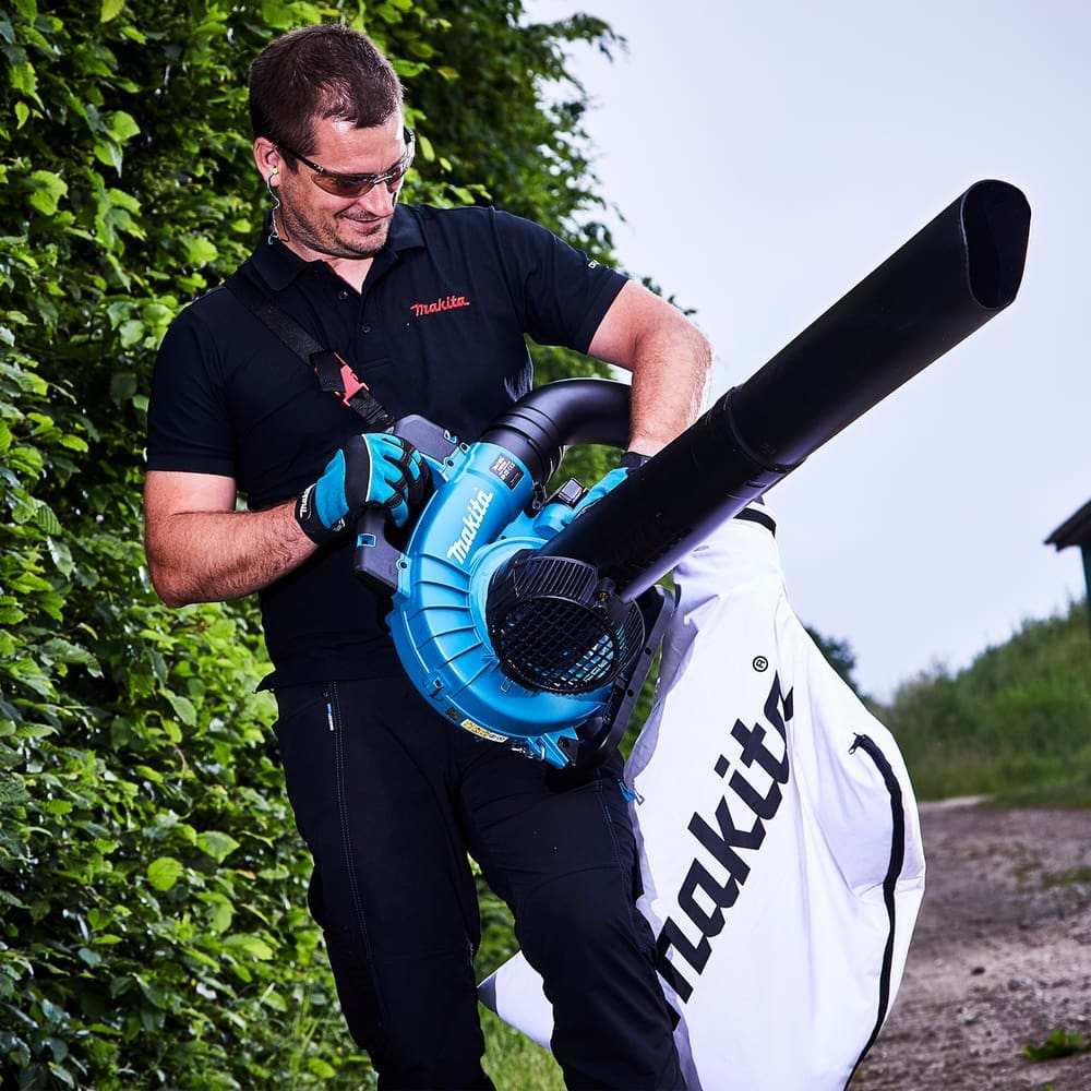 makita dub363 leaf blower demo